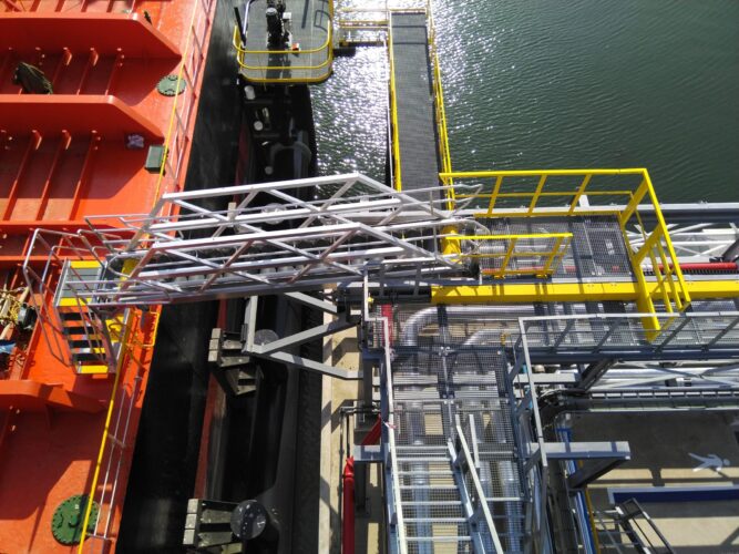 gangway - rolling ladder Delmeco Goes